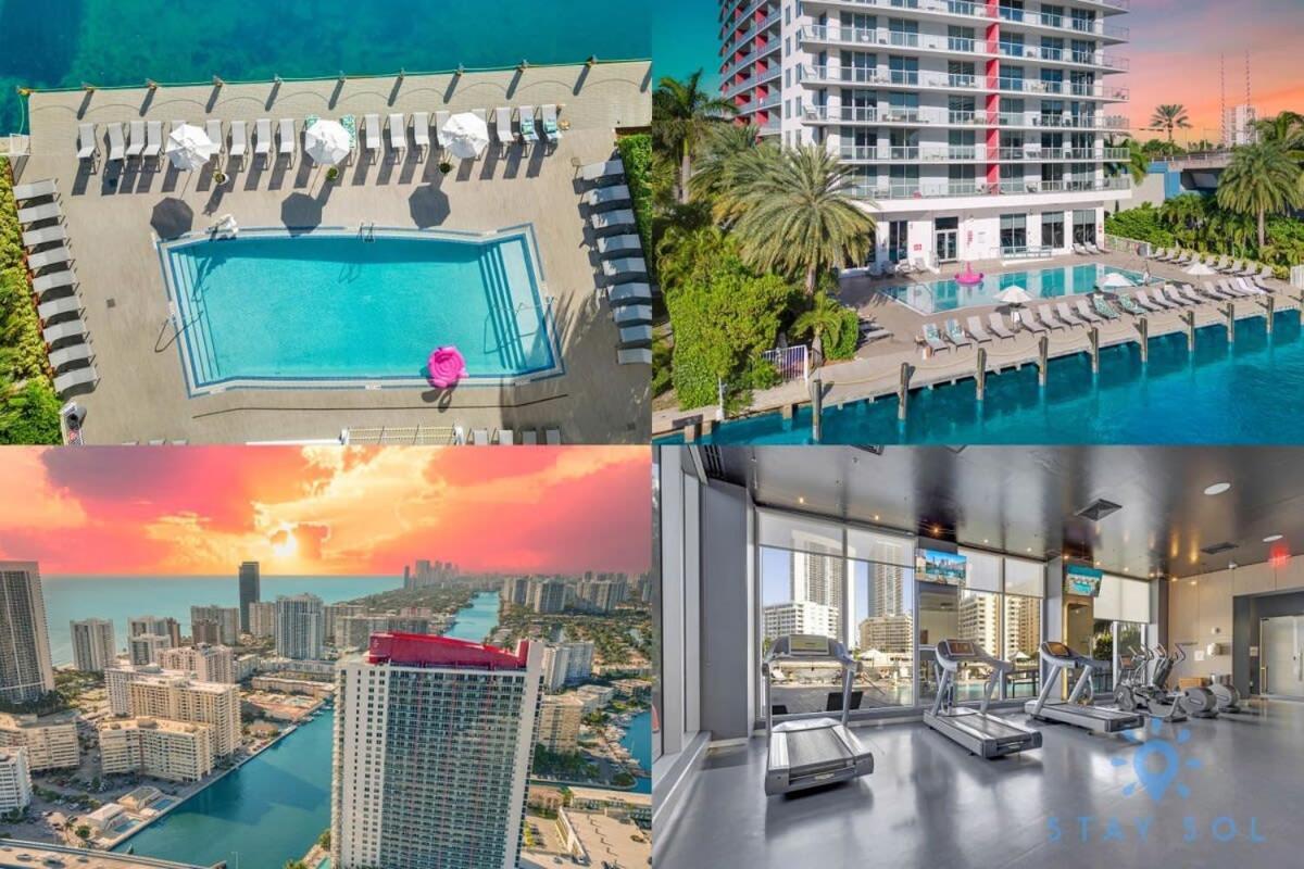 Balcony - Pool - Near Beach - Gym Hallandale Beach Kültér fotó